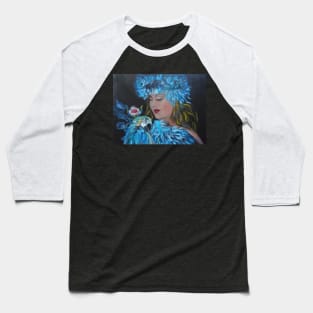 Hula Girl and the Parrot Baseball T-Shirt